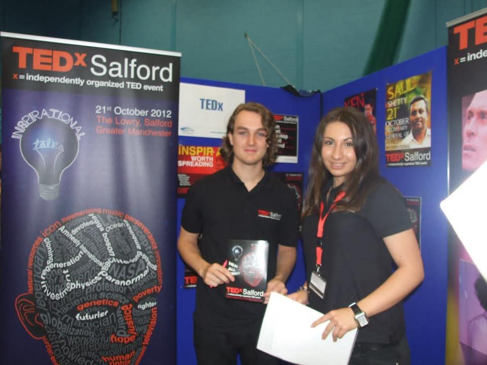 TEDxSalford – щанд на събитието
